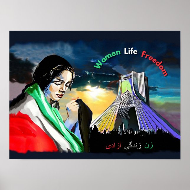 Women Life Freedom  Poster Paper (Matte) (Front)