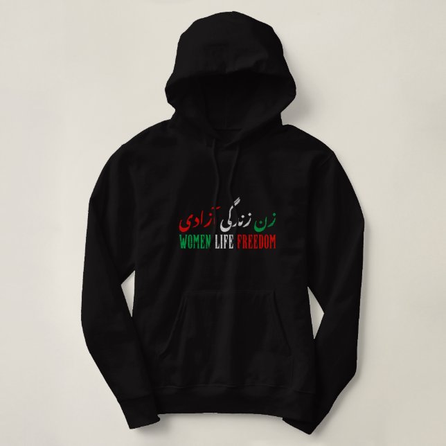 Women Life Freedom Shirt Free Iran Zan Zendegi Aza (Design Front)