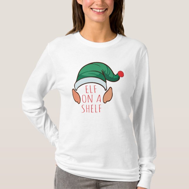Women Long Sleeve Christmas T Shirt (Front)
