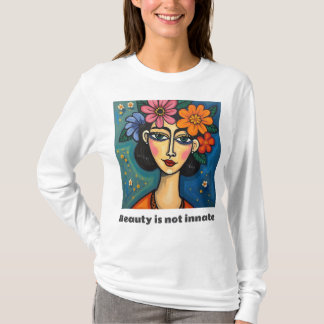 Women Long Sleeve T-Shirt with positive message