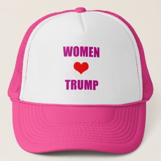 Women love Trump Women for Trump Trucker Hat