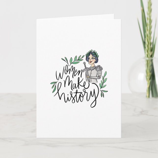 Women Make History Card (Front)