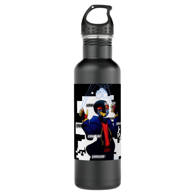 Women Men Asgore Undertale Gifts Movie Fan Stainless Steel Water Bottle (Front)