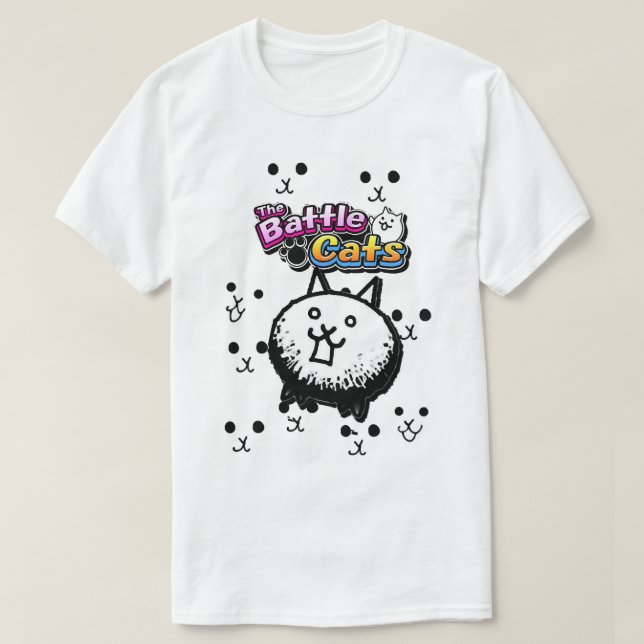 Women Men Battle Cats Retro Vintage T-Shirt (Design Front)