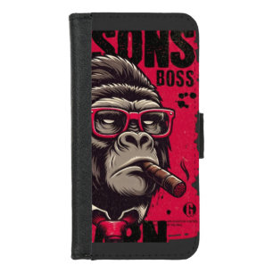 Women/Men Gorilla Boss Wallet Case