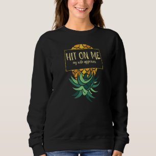 Women Men Upside Down Pineapple Subtle Swinger  Sweatshirt