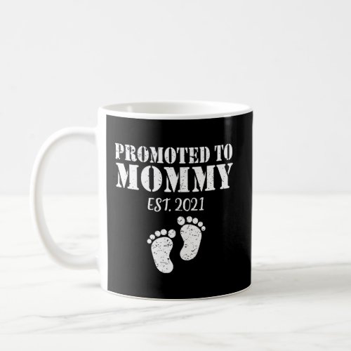 Women Mom Promoted To Mother Est 2021 Hoodie New M Coffee Mug