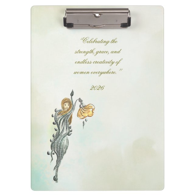 Women: Nature’s Quiet Power,Notbook Clipboard (Front)