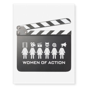 Women of Action Temporary Tattoo