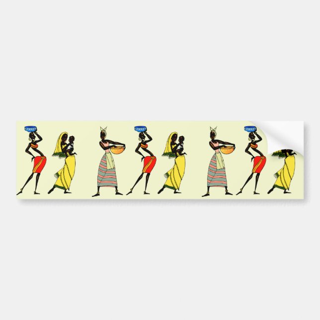 Women of Africa Bumper Sticker (Front)