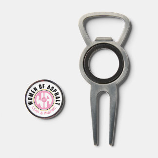 Women of Asphalt Divot Tool Bottle Opener Marker