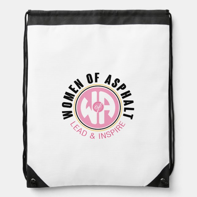 Women of Asphalt Drawstring Backpack (Front)
