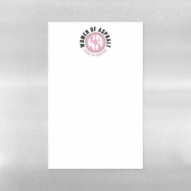 Women of Asphalt Dry Erase Magnetic Sheet (Vertical)