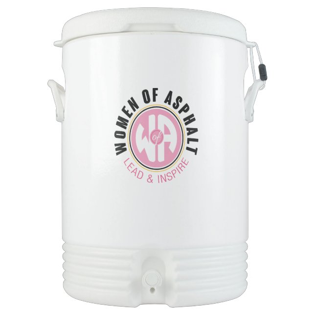 Women of Asphalt Igloo Half Gallon Beverage Cooler (Front)