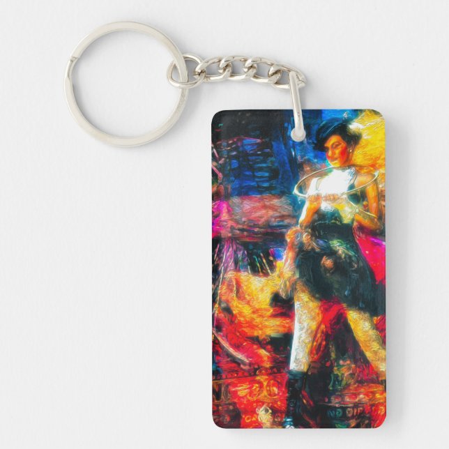 women of class keychain (Front)