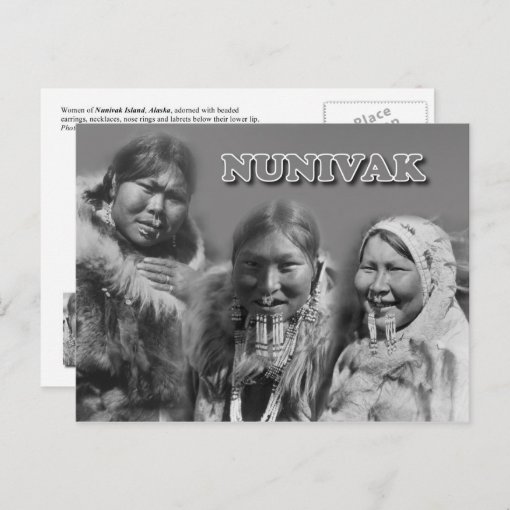 Women Of Nunivak Island Alaska Postcard Zazzle