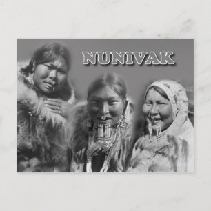 Women of Nunivak Island, Alaska Postcard