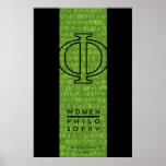 Women Of Philosophy Poster at Zazzle