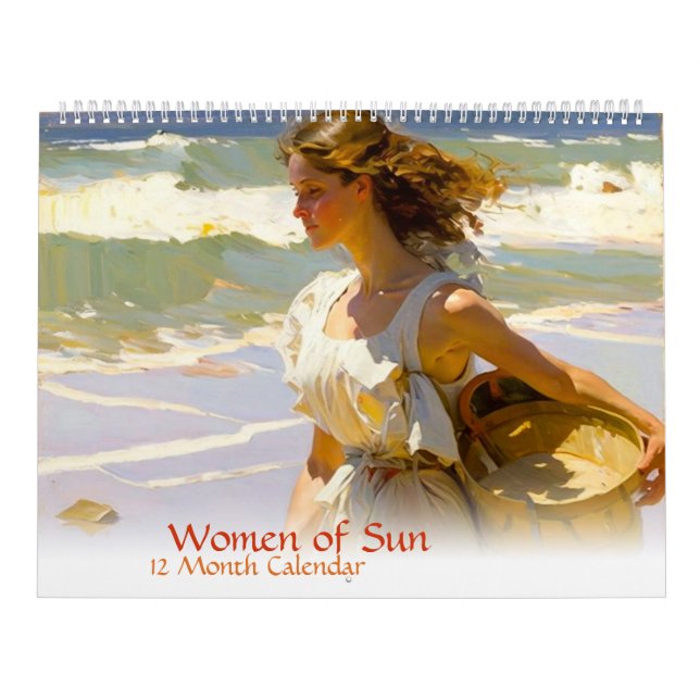 Women of Sun 12 Month Calendar (split pages) (Cover)