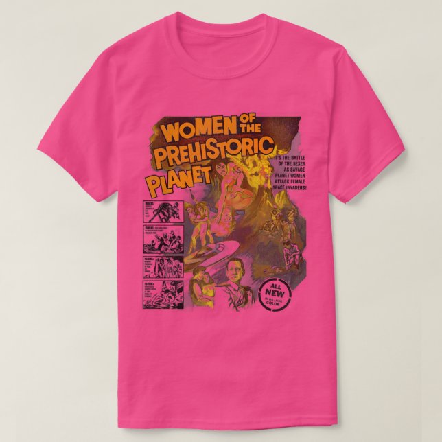 Women of the Prehistoric Planet T-Shirt (Design Front)