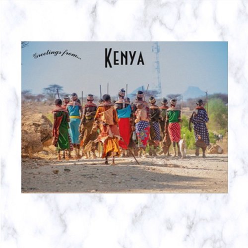 Women of the Samburu Tribe in Kenya Postcard