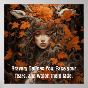 Women of the woods: Bravery Face your fears Poster
