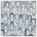 women of the world blue fabric