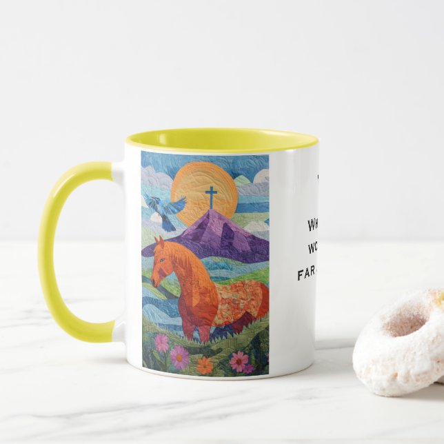 Women of Valor Quilt Mug (With Donut)