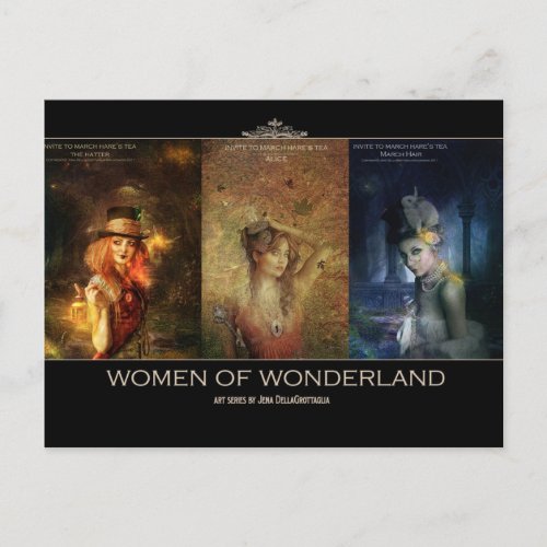 Women of Wonderland Postcard