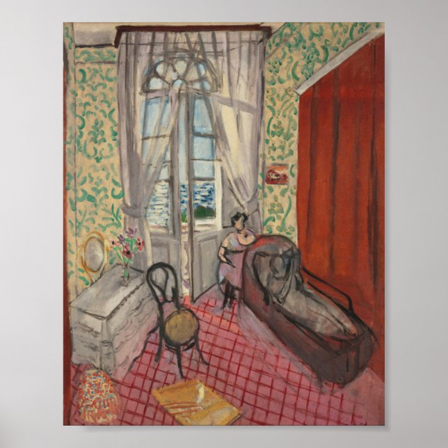 Women on a Sofa by Matisse Poster (Front)