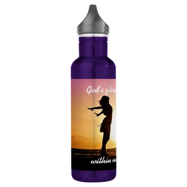 Women On Beach Water Bottle (Left)