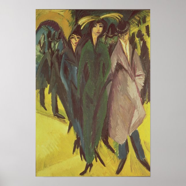 Women on the Street, 1915 Poster (Front)