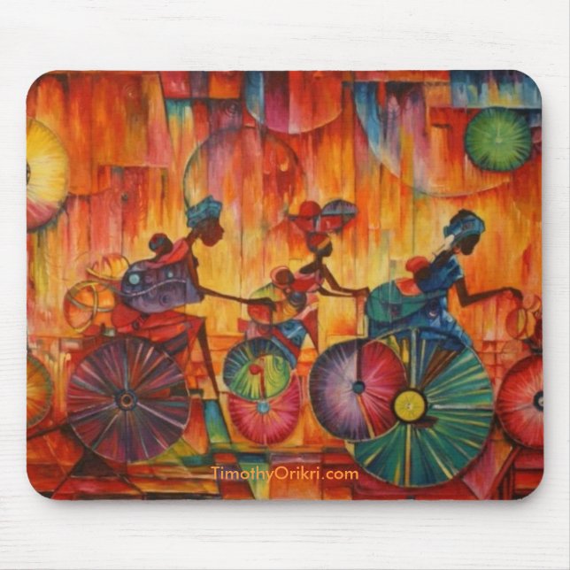 Women On Wheels Mousepad (Front)