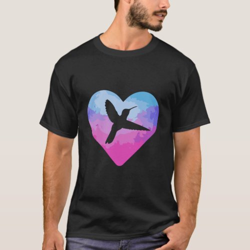 Women Or Girls Hummingbird Bird T_Shirt