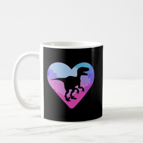 Women Or Girls Velociraptor Dinosaur Coffee Mug