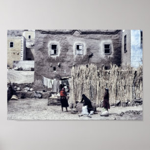 Women Out Doing Laundry & Daily Chores Poster