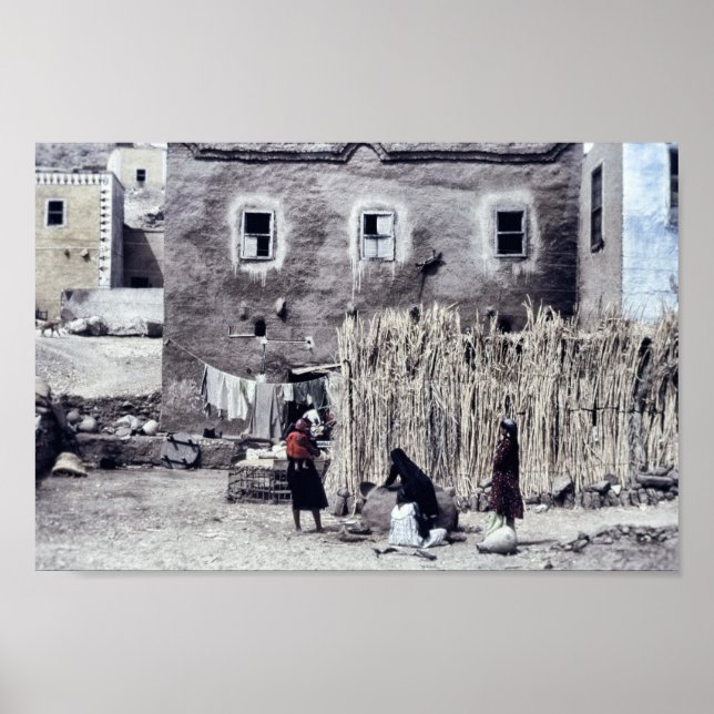 Women Out Doing Laundry & Daily Chores Poster (Front)