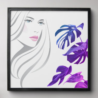 women peel and stick photo tile