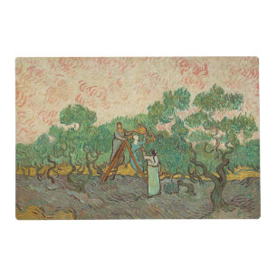 Women Picking Olives, Van Gogh Placemat