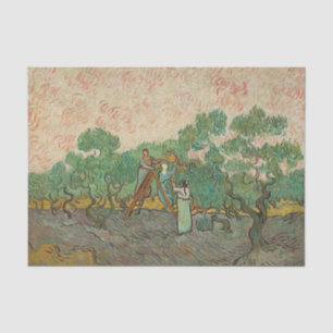 Women Picking Olives, Van Gogh Tissue Paper