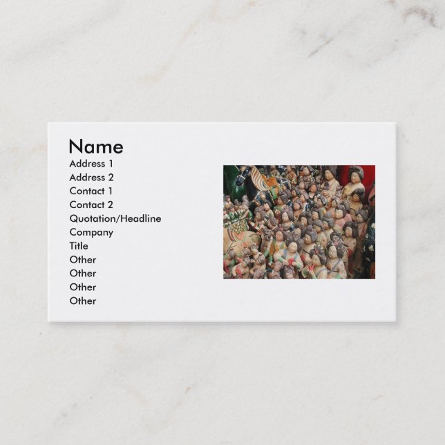 Women Pottery Business Card (Front)