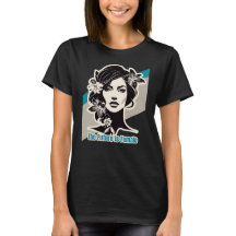 Women Power. Gray and blue