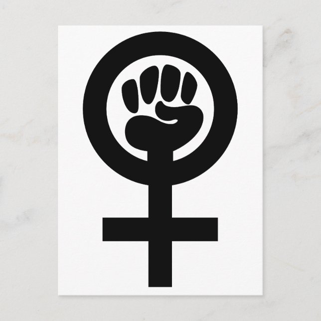 Women Power Symbol Postcard (Front)