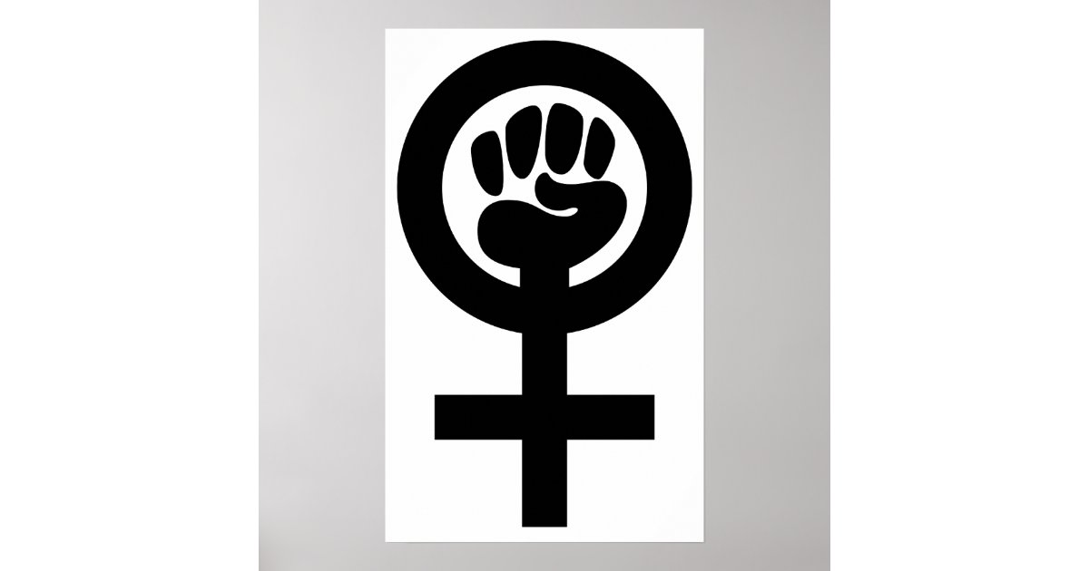 Woman Power Symbol | Poster