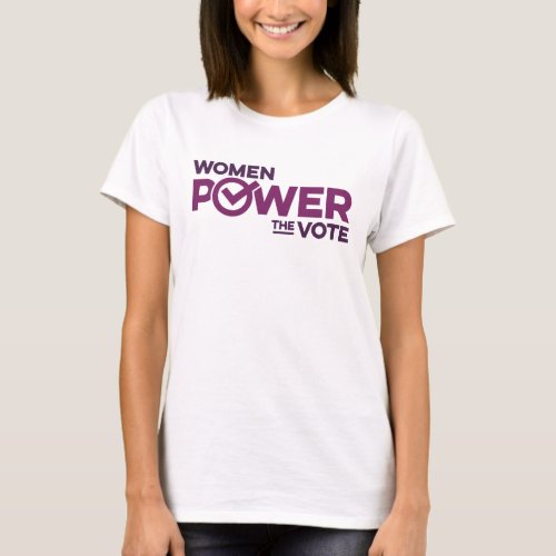 Women Power the Vote T_shirt
