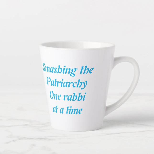 Women Rabbis Breaking Barriers for 50 years Latte Mug (Right)