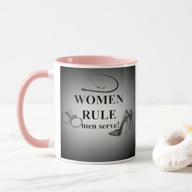 Women Rule Mug (With Donut)