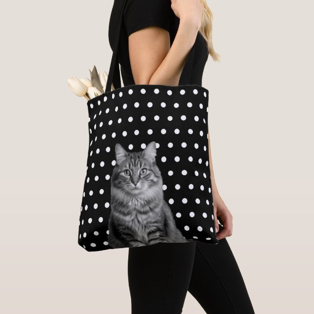 Women’s Canvas Shopper Bag Customizable  (Close Up)