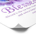 Women’s Christian Butterfly Bible Verse: Blessed Poster | Zazzle