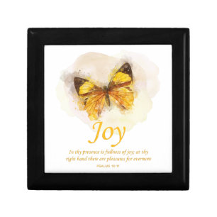 Women’s Christian Butterfly Bible Verse: Joy Gift Box
